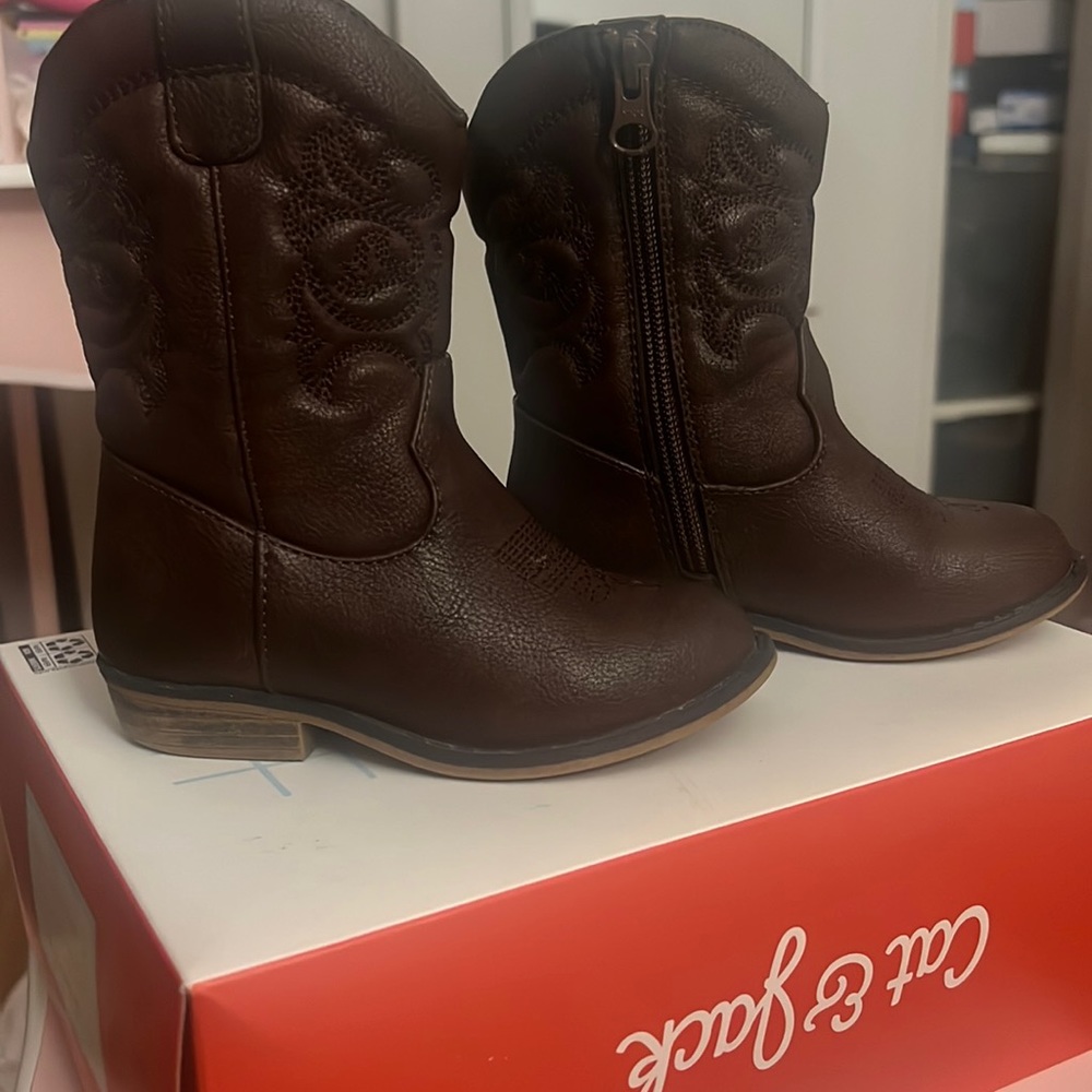 Kids Western Boots Size 8 Toddler